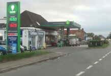 Brent Knoll petrol station
