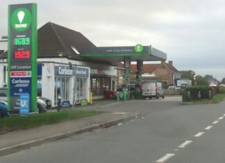 Brent Knoll petrol station