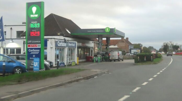 Brent Knoll petrol station