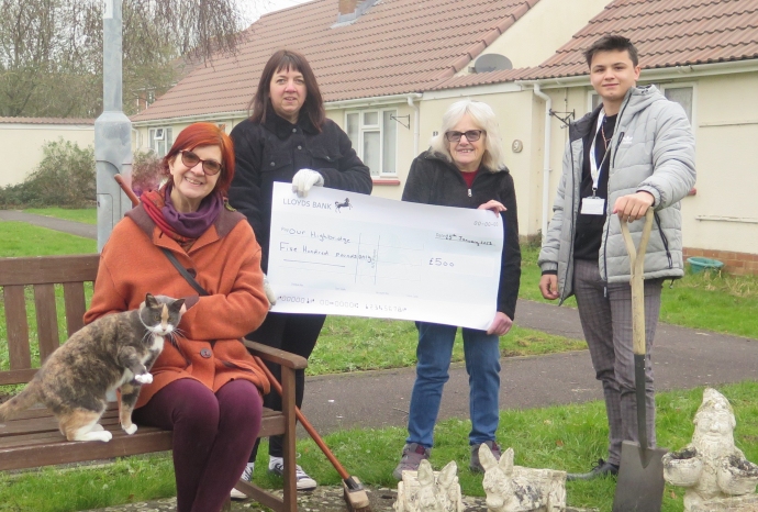 Homes in Sedgemoor makes donation to Our Highbridge