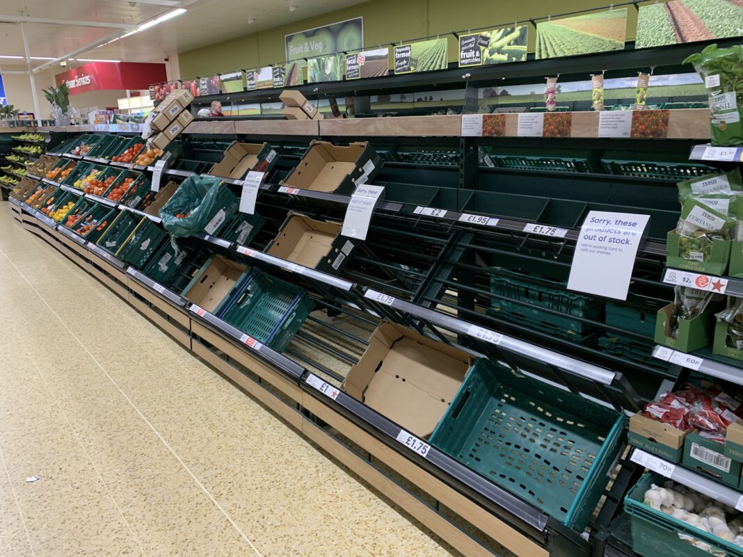 UK supermarkets Tesco, Aldi and Asda are rationing fruit and salad  vegetables