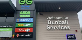 Dunball Services at M5 junction 23 between Highbridge and Bridgwater