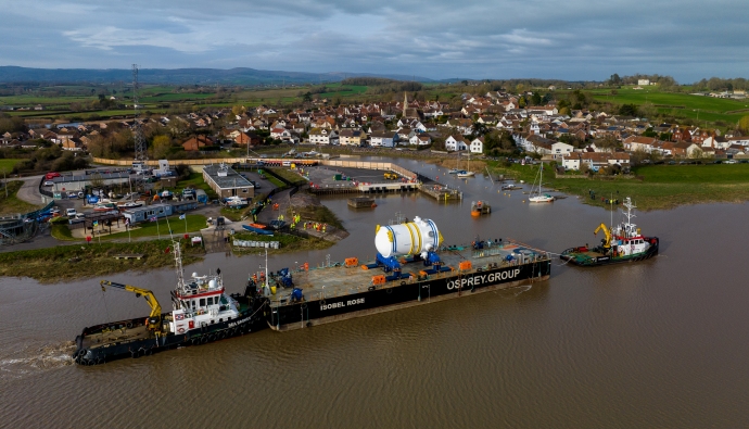 New nuclear reactor arrives at Hinkley Point C power station