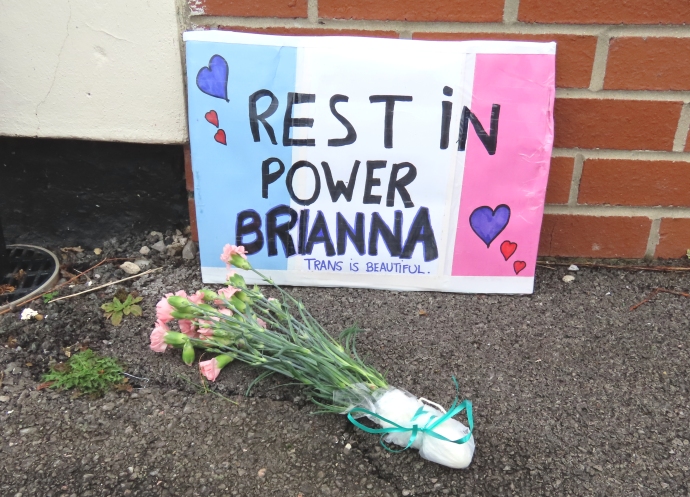 Brianna Ghey vigil at Highbridge Apex Park