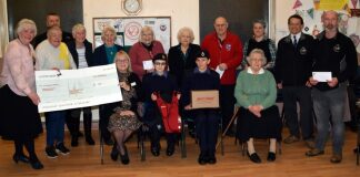 Burnham-On-Sea Moose Lodge has presented thousands of pounds to several good causes during its annual presentation evening.