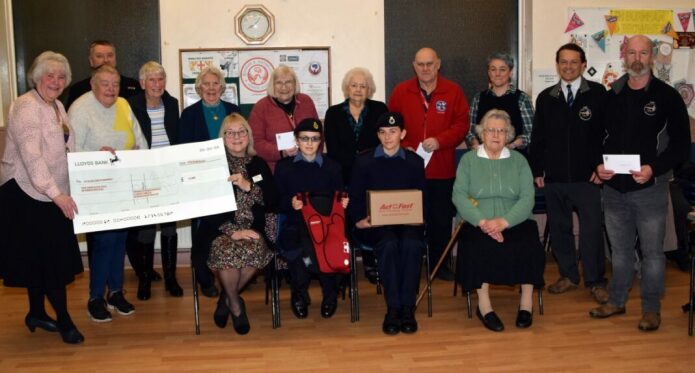 Burnham-On-Sea Moose Lodge has presented thousands of pounds to several good causes during its annual presentation evening.