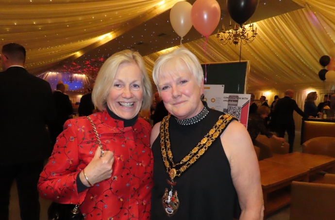 Burnham-On-Sea and Highbridge Mayor at Gala Dinner