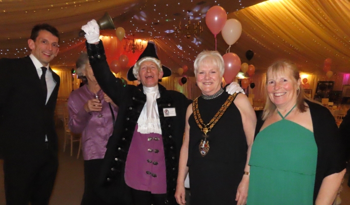 Burnham-On-Sea and Highbridge Mayor at Gala Dinner