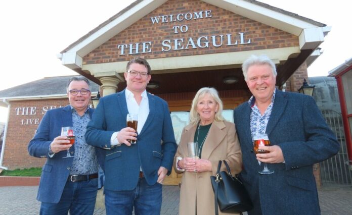 The Seagull pub in Brean has re-opened