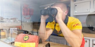 RNLI beach lifeguards