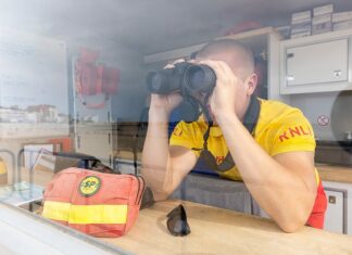 RNLI beach lifeguards