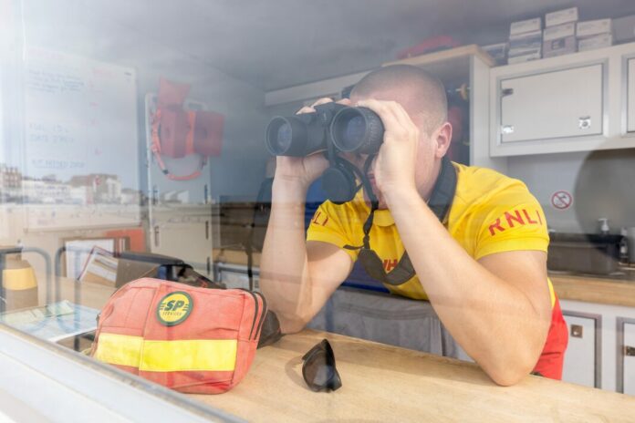 RNLI beach lifeguards