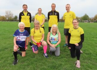 Burnham-On-Sea Harriers runners