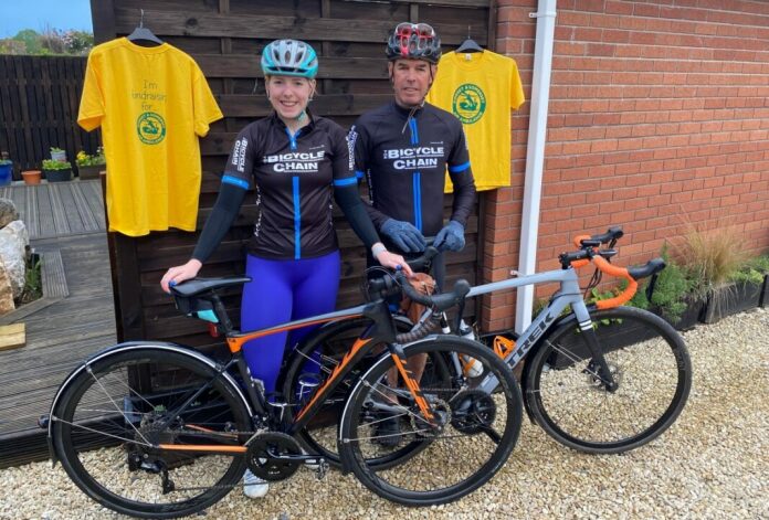 Burnham-On-Sea father and daughter set to cycle from Land's End to John O'Groats