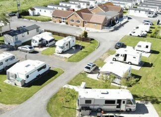 Rose Farm Caravan Park in Berrow