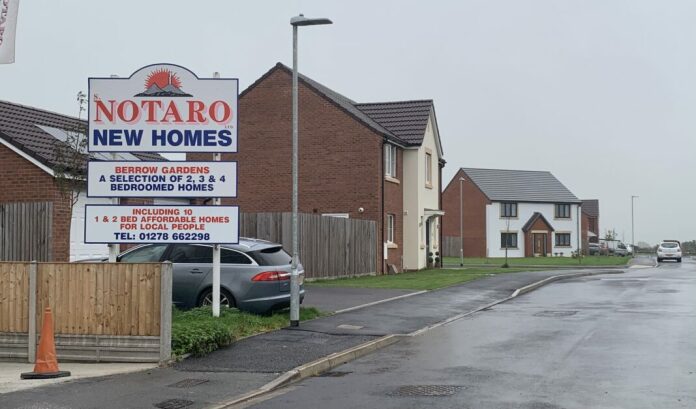 Berrow village homes site