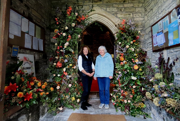 Mark Church Flower Festival near Burnham-On-Sea