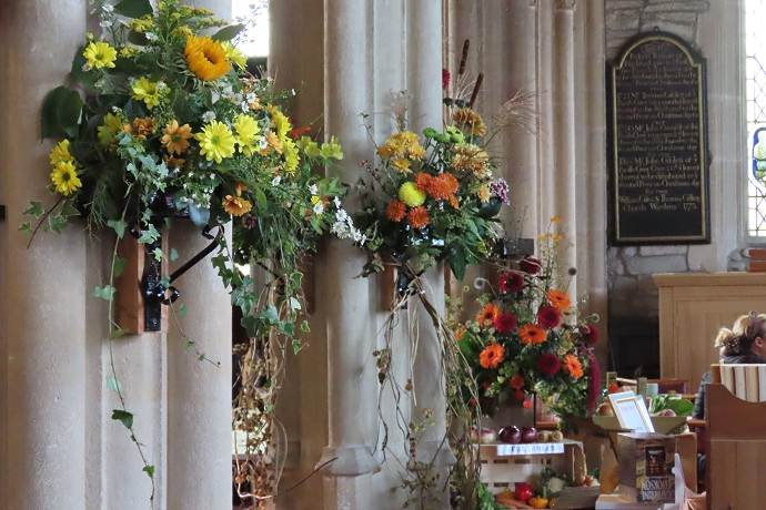 Mark Church Flower Festival near Burnham-On-Sea