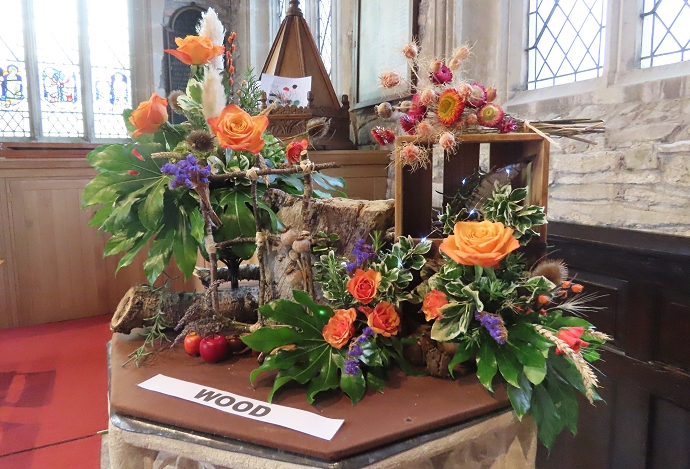 Mark Church Flower Festival near Burnham-On-Sea