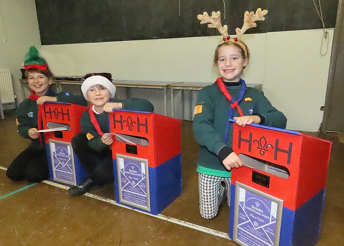 Huntspill and Highbridge Scout Group launch Christmas post service