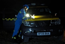 Burnham-On-Sea Coastguard in night search