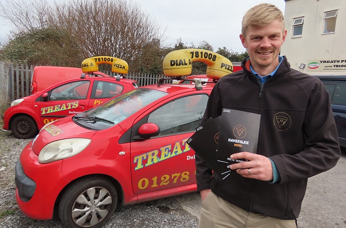 The owner of Burnham-On-Sea pizza takeaway firm Haverslice, George Havercroft