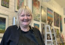 Gill Hills owner of Crafty Teacup Creative Hub in Burnham-On-Sea