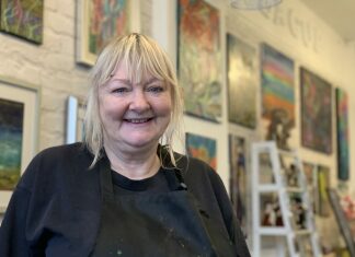 Gill Hills owner of Crafty Teacup Creative Hub in Burnham-On-Sea