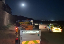 Burnham-On-Sea Coastguard night search