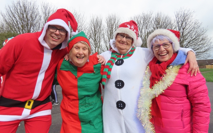 3 wishes for christmas movie filming in Burnham-On-Sea Apex Park