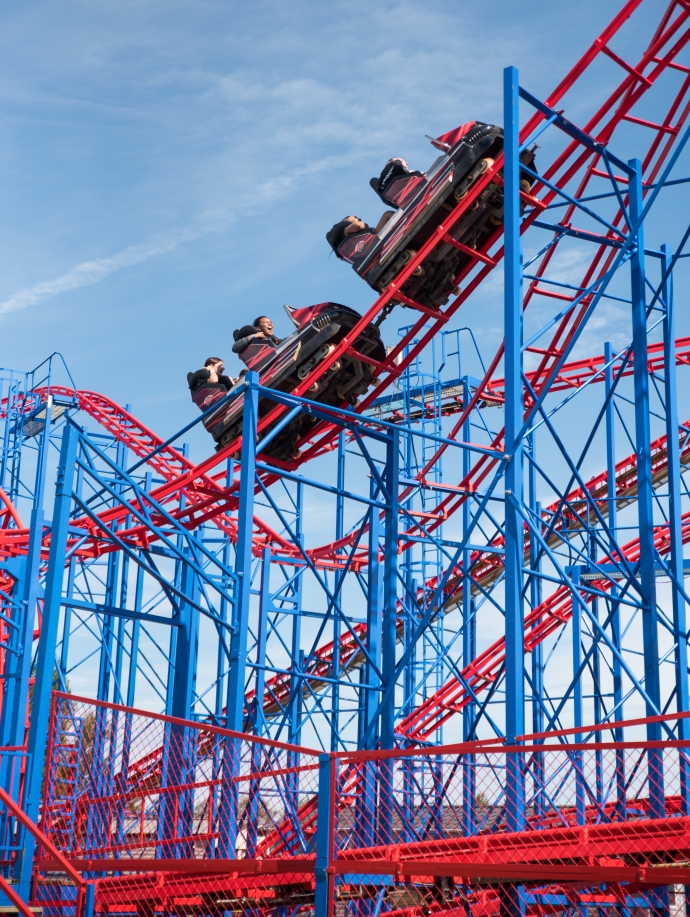 Brean Theme Park Rollercoaster