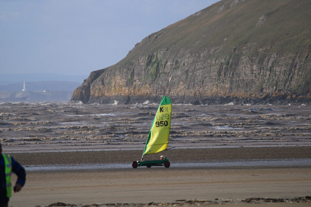 Brean beach British Land Yachting Championships