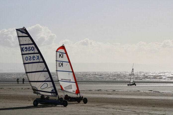 Brean beach British Land Yachting Championships