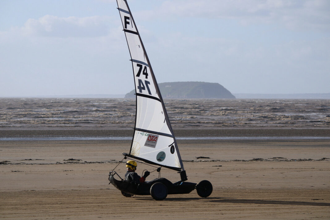 Brean beach British Land Yachting Championships