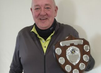 Brean Golf Club Seniors Winter League winner Tony Oliver