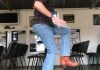 David Plant from Secret World Wildlife Rescue in training for his 24-hour line dance for the charity