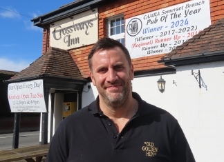 Crossways Inn West Huntspill named CAMRA Somerset pub of the year 2024