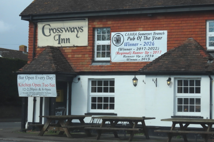 Crossways Inn West Huntspill named CAMRA Somerset pub of the year 2024