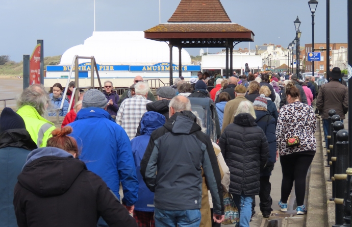 Dozens join special walk in Burnham-On-Sea to mark Good Friday