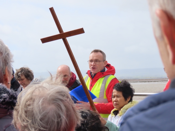 Dozens join special walk in Burnham-On-Sea to mark Good Friday