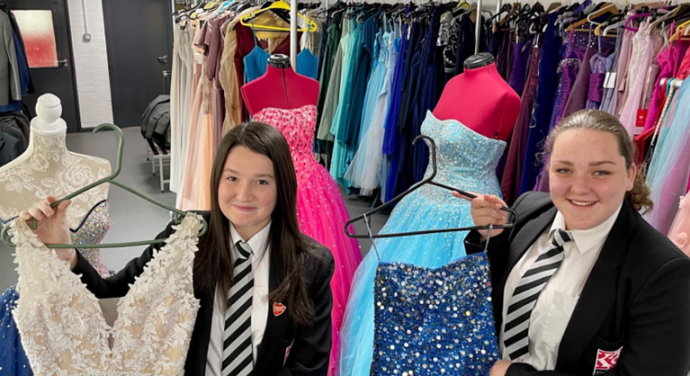 Burnham-On-Sea and Highbridge prom dress and suit lending service returns
