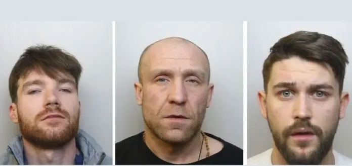 Drug arrests: Curtis Coburn, Karl Richardson and Zack Wildman