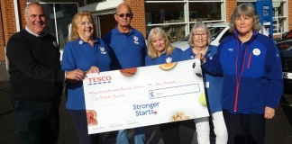 Burnham-On-Sea Tesco store gives funding boost to Friends of Burnham Hospital