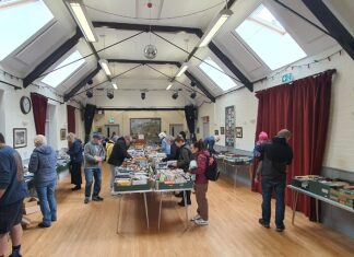 Brent Knoll Book Fair near Burnham-On-Sea