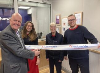 Nationwide Building Society branch in Burnham-On-Sea High Street
