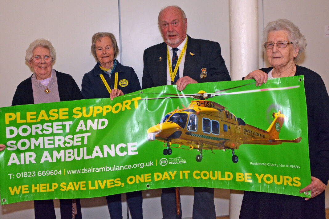 Burnham-On-Sea Moose Lodge has presented over £4,300 to local community groups following a busy year of fundraising.