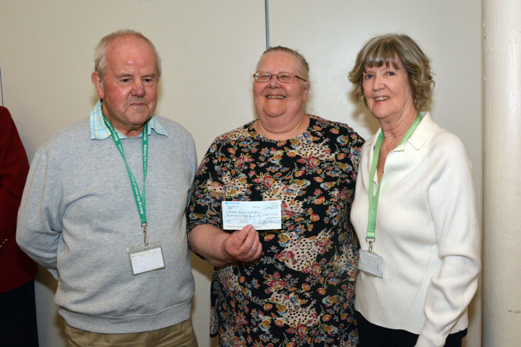 Burnham-On-Sea Moose Lodge has presented over £4,300 to local community groups following a busy year of fundraising.