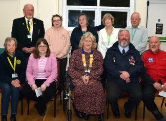 Burnham-On-Sea Moose Lodge has presented over £4,300 to local community groups following a busy year of fundraising.