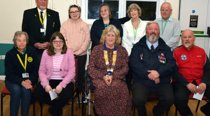 Burnham-On-Sea Moose Lodge has presented over £4,300 to local community groups following a busy year of fundraising.