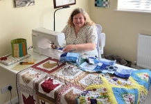 Michaela Pates - sewing class in Burnham-On-Sea